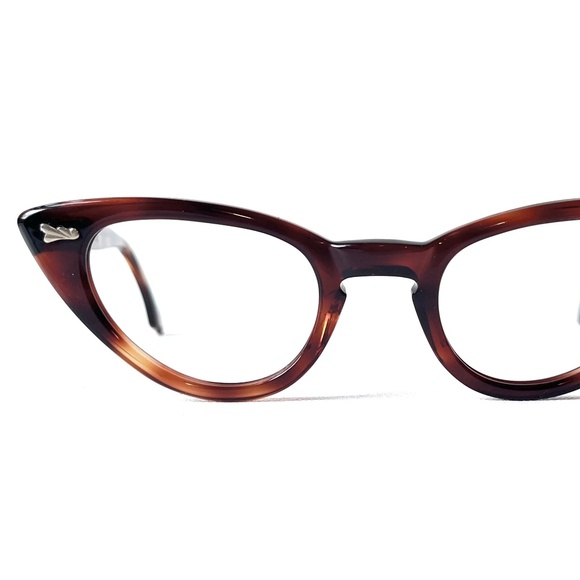 Classic Vintage Cat Eye MCM Eyeglasses New Old Stock 1950s...